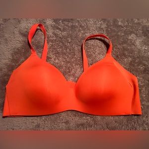 Knix Wingwoman Contour Bra size 3 color Tangerine
